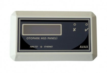 AVAX 727 HGS OGS OTOPARK SİSTEMİ PANELİ